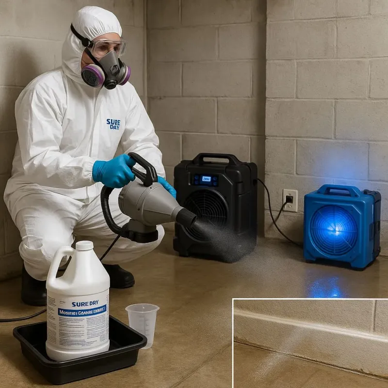 Sanitization and Odor Removal process in Walnutport, PA