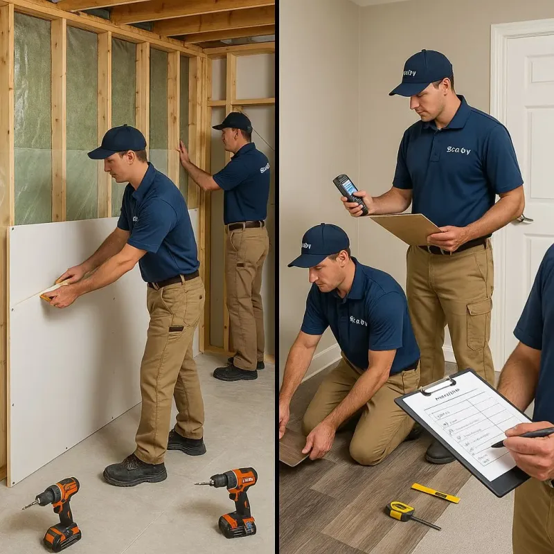 Repairs and Reconstruction process in Walnutport, PA