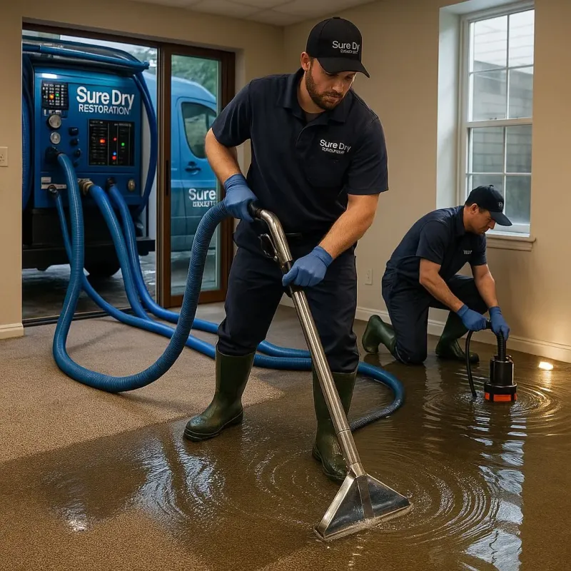 Water Extraction and Removal process in Walnutport, PA